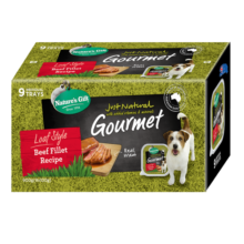 Nature's Gift澳洲原装进口Nature's Gift宠物零食狗狗主食餐盒牛肉配方100gx9