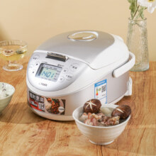 虎牌（TIGER）电饭煲Pro JPF-A55C 迷你小型IH土锅涂层 电饭煲 家用1.5L 绸缎白