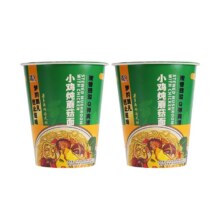 质凡 小鸡炖蘑菇方便面 8桶