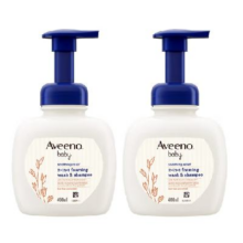 PLUS会员：Aveeno 艾惟诺 儿童沐浴露洗发水二合一 400ml