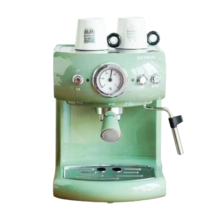 柏翠（petrus）咖啡机家用意式半自动19Bar泵压式浓缩蒸汽打奶泡机PE3606