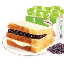 PLUS会员，概率卷：良品铺子 紫米三明治吐司555g