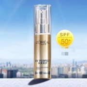 欧莱雅（LOREAL）防晒霜 多重防晒隔离 护肤品  小金管30ml