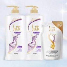 舒蕾 蚕丝保湿顺滑洗发露600mL*2瓶+替换装260mL*1袋