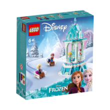 乐高（LEGO）积木迪士尼43218安娜和艾莎的旋转宫殿6岁+女孩儿童玩具新年礼物
