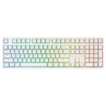ikbc RGB键盘机械键盘rgb游戏键盘外设电竞cherry轴樱桃键盘87键 F210 白色 有线 cherry 红轴