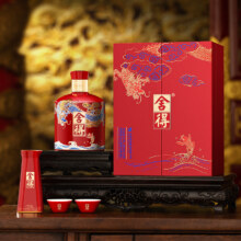沱牌旗下高端，舍得 龙年生肖酒 54度浓香型白酒500mL 礼盒装