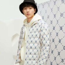 PLUS会员：波司登 春羽绒服情侣款轻薄立领时尚老花色 B30131011