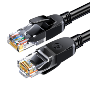 PLUS会员：Biaze 毕亚兹 WX8 六类CAT6 千兆网线 2m 黑色
