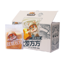 plus会员、掉落券:三只松鼠 吐司方方 纯奶吐司面包480g/6枚装