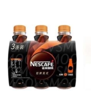 Nestlé 雀巢 Nestle）即饮咖啡饮料 招牌美式(低糖)黑咖啡口味 268ml*3瓶装