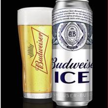 Budweiser 百威 冰啤 拉格啤酒 经典醇正 500ml*18听 啤酒整箱装