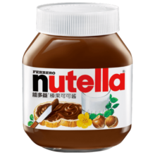 费列罗（FERRERO）Nutella能多益榛果可可酱吐司面包涂抹酱 进口食品巧克力酱180g
