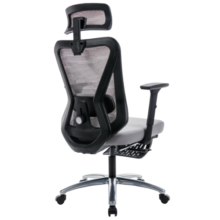DOWINX人体工学椅子电脑椅可躺电竞椅家用办公椅老板椅游戏椅 【经典灰-脚踏】+3D扶手+4级气杆
