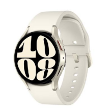 28日0点、PLUS会员：SAMSUNG 三星 Galaxy Watch6 智能手表 40mm 金色表壳 星河白硅胶表带（北斗、血压、GPS、ECG）1366.11元包邮（需用券）