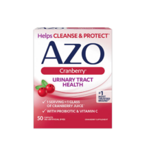 AZO蔓越莓女性益生菌50粒/盒成人女性益生菌调理菌群泌尿系统经期可用原装进口146元 (券后省10,月销1000+)