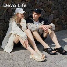 Devo Life 的沃 男女同款软木机能凉拖鞋  多色43.56元包邮（需凑单）