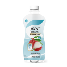 燃力士 便携果味气泡水无糖运动健身饮料 350ml 【荔枝海盐】*12