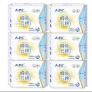 88VIP：ABC 纯云感棉柔卫生巾姨妈巾 日用组合套装 6包48片