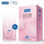 Durex 杜蕾斯 零感润薄玻尿酸避孕套18只*2件 赠金装feel*2只