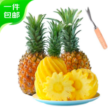 PLUS会员：京鲜生 香水菠萝 净重3.5-4斤 单果750g+