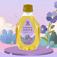 亚麻籽油国标起草单位，红井源 贺万家 压榨一级纯香亚麻籽油 460mL