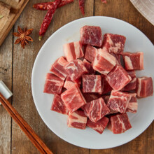 恒都 国产原切牛腩块500g 冷冻 谷饲牛肉*4