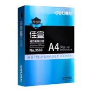 deli 得力 A4复印纸 70g 100张/包 3包装
