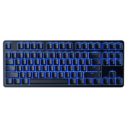 ikbc机械键盘无线办公键盘cherry樱桃轴有线键盘笔记本电脑外接键盘电竞游戏键盘 R300TKL蓝光有线87键 红轴