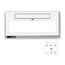 雷士（NVC）厨房凉霸冷风机卫生间集成吊顶换气照明一体无线遥控摆叶吹风扇