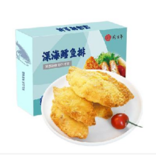 PLUS会员: 珍百年 冷冻深海鳕鱼排 310g