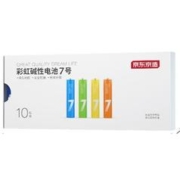 3.8焕新：京东京造 LR6S10 彩虹碱性电池7号 1.5V 10节