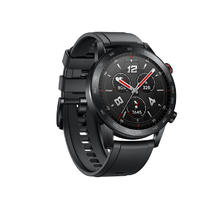 HONOR 荣耀 GS 3i 运动版 智能手表 46mm 碳石黑真皮表带 黑色表壳（北斗、GPS、GLONASS、血氧）