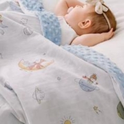 嫚熙豆豆毯婴儿盖毯儿童被子