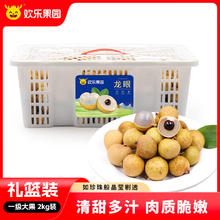 26日0点、PLUS会员：Joy Tree 欢乐果园 泰国龙眼 一级大果 2kg 礼篮装
