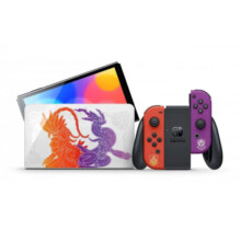 任天堂（Nintendo） Switch日版游戏机 续航加强版ns掌机新款 日版OLED 宝可梦朱紫限定机【烟台保税仓】