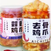 缺牙巴兔 柠檬酸辣无骨鸡爪 1斤装