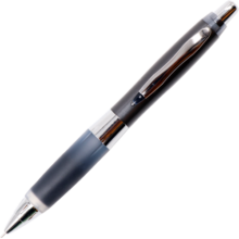 uni三菱摇摇出芯自动铅软胶笔握学生活动铅笔M5-618GG 0.5mm 黑胶黑杆
