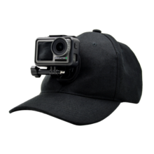 MAXCAM适用于dji大疆osmo灵眸Action4 3 2运动相机gopro12110987帽子夹鸭舌帽支架头带配件