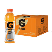PLUS会员、京东百亿补贴：GATORADE 佳得乐 运动饮料 橙味 600ml*15瓶 整箱