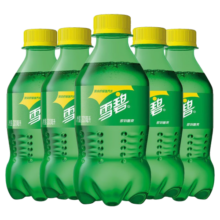 可口可乐（Coca-Cola）迷你可乐汽水碳酸饮料瓶装小瓶可乐 300mL 24瓶 有糖雪碧