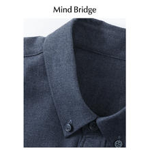 Mind Bridge MindBridge百家好春季衬衣男士长袖衬衫2024新款商务正装通勤上衣（春款）券后249元