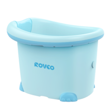 日康（rikang）浴桶 婴儿洗澡盆 儿童洗澡桶新生儿游泳桶赠浴凳 蓝色 X1002-1196元 (月销2000+)