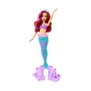 Barbie 芭比 迪士尼绮丽海洋之爱丽儿公主小美人鱼娃娃女童过家家玩具送礼