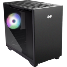INWIN迎广A3黑色 电脑主机箱（支持M-ATX主板/240水冷排/高规格显卡/标配ARGB风扇/20GbpsType-C接口）