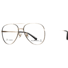 海伦凯勒（HELEN KELLER）眼镜框男商务镜框光学近视眼镜架女多款可选博士眼镜 H26129C1/9亮银黑拼接框