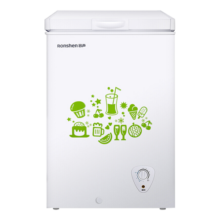 容声（Ronshen）100升冷柜单温顶开门电冰柜一级能效节能低噪家用小型商用母婴减霜冷冻柜BD/BC-100MB 珍珠白 100L