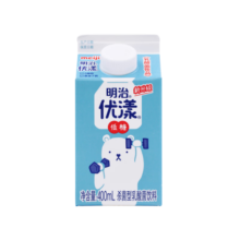 明治meiji 优漾 杀菌型乳酸菌饮品 400ml*3低温乳酸菌饮料 0脂肪 含钙