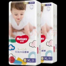 京东百亿补贴、plus会员、再降价:好奇（Huggies）金装成长裤XL96片(12-17kg)加大号婴儿尿不湿超薄柔软透气