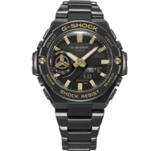 卡西欧（CASIO）运动手表男士G-STEEL光动能防震礼物送男友GST-B500BD-1A9PFT
